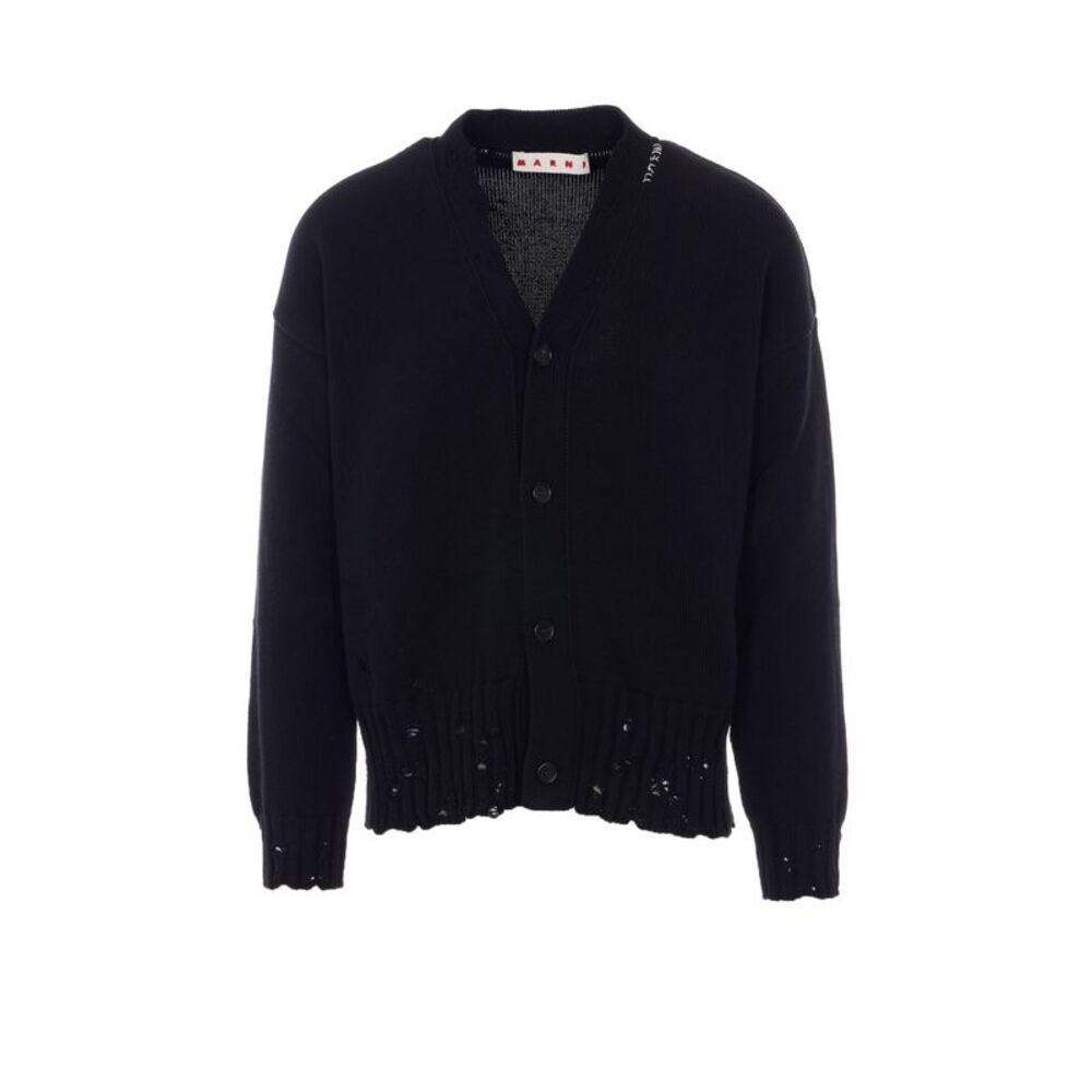 Marni Men Marni Symbol Embroidered Cardigan